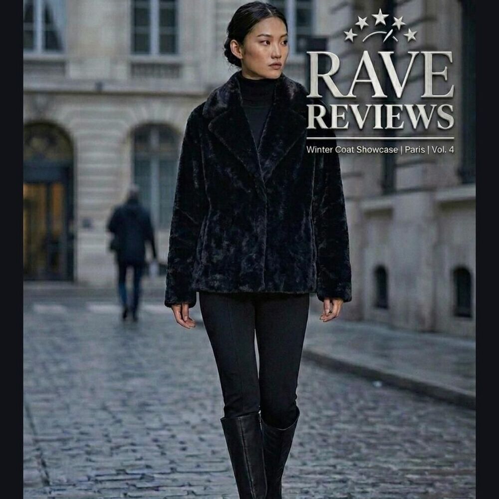 Rave Women's Black and Grey Coat
